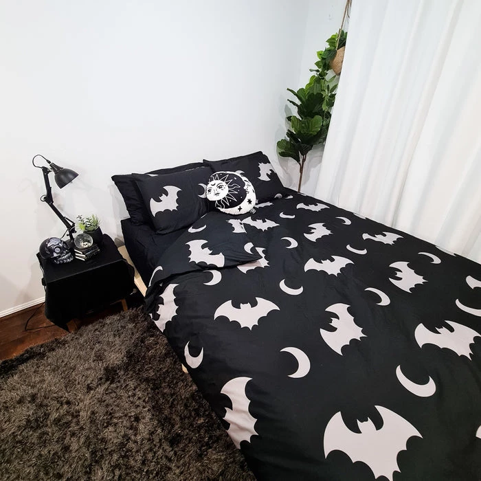 Deals ๐ HELLS BLANKETS Bats Creature Of The Night | QUEEN QUILT SET โญ 6 Deals ๐ HELLS BLANKETS Bats Creature Of The Night | QUEEN QUILT SET โญ - Image 6
