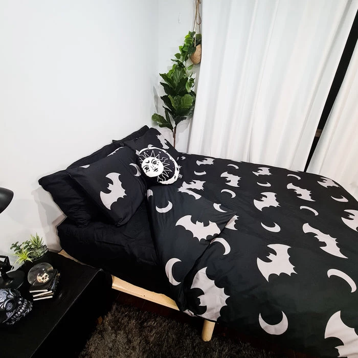 Deals ๐ HELLS BLANKETS Bats Creature Of The Night | QUEEN QUILT SET โญ 7 Deals ๐ HELLS BLANKETS Bats Creature Of The Night | QUEEN QUILT SET โญ - Image 7