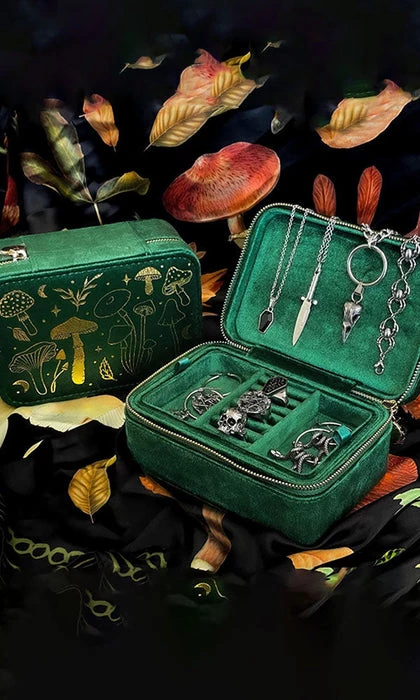 Cheapest โ๏ธ MYSTICUM LUNA Gothic Homewares Green Witch Mushroom | JEWELLERY BOX ๐ 1 Cheapest โ๏ธ MYSTICUM LUNA Gothic Homewares Green Witch Mushroom | JEWELLERY BOX ๐