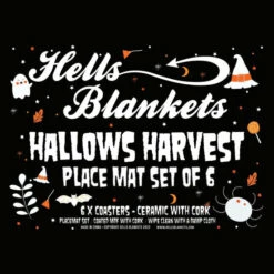 Cheap ❤️ HELLS BLANKETS Bats Hallows Harvest | PLACEMAT SET 😉 -Spooky Stuff Store HallowsHarvestBox 2135d371 a119 4b73 9ecc fecebe1255b7 700x700