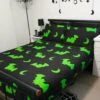 Promo ⭐ HELLS BLANKETS Bats Creature Of The Night [Toxic] | KING QUILT SET* 😀
