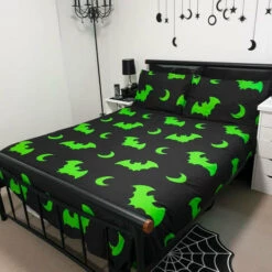 Budget ⌛ HELLS BLANKETS Bats Creature Of The Night [Toxic] | QUEEN QUILT SET* 🧨 -Spooky Stuff Store Hells Blankets Creatureofthenight 22 6ef009f6 6c4c 4991 847c 04089a3c3feb 700x700