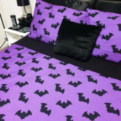 Best deal ⌛ HELLS BLANKETS Twilight Bats | QUEEN QUILT SET 🔔 -Spooky Stuff Store Hells Blankets Twilight Bats 0 08 981e1682 bfa4 4568 84f4 42b0505f3509 700x700