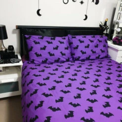 Outlet ❤️ HELLS BLANKETS Twilight Bats | KING QUILT SET* 🔔 -Spooky Stuff Store Hells Blankets Twilight Bats 0 27 6b87a23d 96d9 4fa6 bf38 f661431e331d 700x700