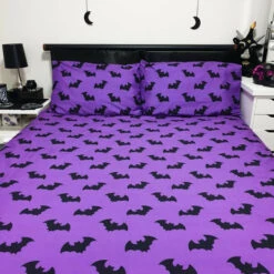 Best deal ⌛ HELLS BLANKETS Twilight Bats | QUEEN QUILT SET 🔔 -Spooky Stuff Store Hells Blankets Twilight Bats 0 28 7b104df8 1f61 4417 9110 271e28ec8b1c 700x700