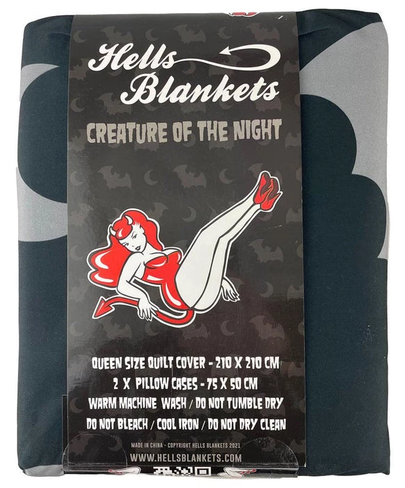 Deals ๐ HELLS BLANKETS Bats Creature Of The Night | QUEEN QUILT SET โญ 11 Deals ๐ HELLS BLANKETS Bats Creature Of The Night | QUEEN QUILT SET โญ - Image 11