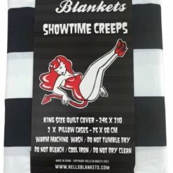 Flash Sale ⭐ HELLS BLANKETS Beetlejuice Showtime Creeps | KING QUILT SET 🥰 -Spooky Stuff Store Hells Blankets Showtime Creeps Quilt Set 04 fce3edd8 8e61 4d34 9877 ab7644849088 700x700