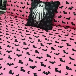 Hot Sale 🌟 HELLS BLANKETS Bats Sweet Darkness | KING QUILT SET ✨