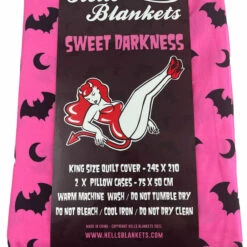 Hot Sale 🌟 HELLS BLANKETS Bats Sweet Darkness | KING QUILT SET ✨ -Spooky Stuff Store Hells Blankets Sweet Darkness Quilt Set 05 bdfacdc8 bdf9 4bba 8054 166b2888bfd3 700x700