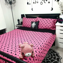 Coupon ✔️ HELLS BLANKETS Bats Sweet Darkness | QUEEN QUILT SET 😉 -Spooky Stuff Store Hells Blankets Sweet Darkness Quilt Set 11 19392c46 9709 4b01 8161 6f8e4123801f 700x700