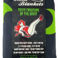 Budget ⌛ HELLS BLANKETS Bats Creature Of The Night [Toxic] | QUEEN QUILT SET* 🧨 -Spooky Stuff Store Hells Blankets Toxic Creature Queen 3e31819d 5668 4c1f be96 5284434f6185 700x700