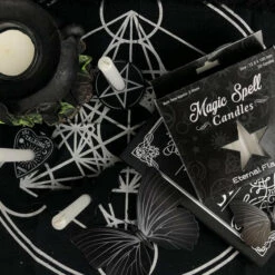 Promo 🎉 MAGIC SPELL CANDLES Gothic Homewares Eternal Flame [White] | SPELL CANDLE 👏 -Spooky Stuff Store IMG 0784 2 700x700