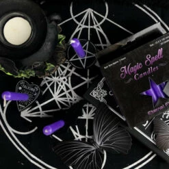 Wholesale 😉 MAGIC SPELL CANDLES Gothic Homewares Eternal Flame [Purple] | SPELL CANDLE 🔥 -Spooky Stuff Store IMG 0793 2 700x700
