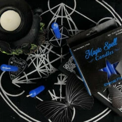 Deals 🔥 MAGIC SPELL CANDLES Gothic Homewares Eternal Flame [Light Blue] | SPELL CANDLE 🤩 -Spooky Stuff Store IMG 0796 2 700x700