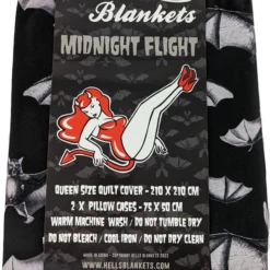 Deals 🧨 HELLS BLANKETS Bats Midnight Flight | QUEEN QUILT SET 💯 -Spooky Stuff Store QUILTCOVERQUEENSIZE 700x700