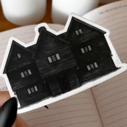 Budget โ GHOSTS OF OCTOBER Gothic Homewares Salem Witch House | STICKER โจ
