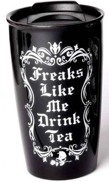 New โ๏ธ ALCHEMY GOTHIC Gothic Homewares Freaks Like Me | DOUBLE WALLED MUG ๐ 3 New โ๏ธ ALCHEMY GOTHIC Gothic Homewares Freaks Like Me | DOUBLE WALLED MUG ๐ - Image 3