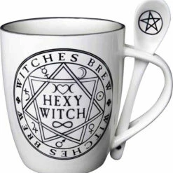 Cheapest ❤️ ALCHEMY GOTHIC Gothic Homewares Hexy Witch | MUG AND SPOON SET* ⭐ -Spooky Stuff Store alchemy gothic hexy witch mug and spoon set 1 1 30d191d0 438f 4754 9761 eeb24e0e8f8f 700x700