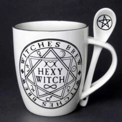 Cheapest ❤️ ALCHEMY GOTHIC Gothic Homewares Hexy Witch | MUG AND SPOON SET* ⭐ -Spooky Stuff Store alchemy gothic hexy witch mug and spoon set 1 5023ea81 af27 48c3 bbfe e8002f092b28 700x700