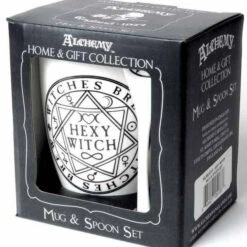 Cheapest ❤️ ALCHEMY GOTHIC Gothic Homewares Hexy Witch | MUG AND SPOON SET* ⭐ -Spooky Stuff Store alchemy gothic hexy witch mug and spoon set 2 8de1bf28 c3c1 4b9b 9da4 152cfc529d0d 700x700
