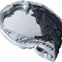 Buy 🛒 ALCHEMY GOTHIC Gothic Homewares Nevermore | COMPACT MIRROR 🎉 -Spooky Stuff Store alchemy gothic nevermore compact mirror 3 2143607a f625 4cc1 b642 93bfbc21f64c 700x700
