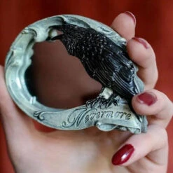 Buy 🛒 ALCHEMY GOTHIC Gothic Homewares Nevermore | COMPACT MIRROR 🎉