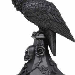 Best Sale 🤩 ALCHEMY GOTHIC Gothic Homewares Poes Raven | CANDLESTICK 🎁