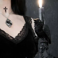 Best Sale 🤩 ALCHEMY GOTHIC Gothic Homewares Poes Raven | CANDLESTICK 🎁 -Spooky Stuff Store alchemy gothic poesraven candlestick 6 50592834 8a31 4c69 979f d90181859247 700x700