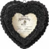 Buy ⭐ ALCHEMY GOTHIC Gothic Homewares Small Black Rose Heart | PHOTO FRAME 🛒