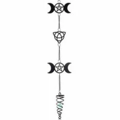 Wholesale ⌛ ALCHEMY GOTHIC Gothic Homewares Triple Moon | HANGING DECORATION 🎁