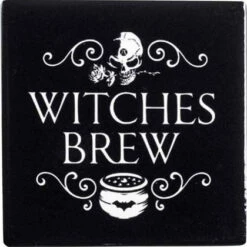 Coupon ๐ ALCHEMY GOTHIC Gothic Homewares Witches Brew | CERAMIC COASTER โ๏ธ