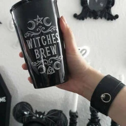 Coupon 🌟 ALCHEMY GOTHIC Gothic Homewares Witches Brew Double Walled | MUG ✔️ -Spooky Stuff Store alchemy gothic witchesbrewdoublewalled mug 3 700x700