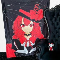 Budget 😉 BESERK CRYPT Anime & Manga Academia Witch [Red] | TAPESTRY BLANKET 🛒 -Spooky Stuff Store beserk crypt academia witch red printed tapestry 01 3b4bb1d4 28a7 45be 8294 ab8781a67610 700x700