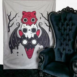 Best Pirce โญ BESERK CRYPT Bats I Scream Parlour | TAPESTRY BLANKET ๐ฅ 8 Best Pirce โญ BESERK CRYPT Bats I Scream Parlour | TAPESTRY BLANKET ๐ฅ -Spooky Stuff Store beserk crypt i scream parlour printed tapestry 01 bb40904e f0cd 429b 98b9 32b435ec57e2 700x700