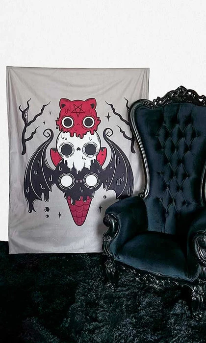 Best Pirce โญ BESERK CRYPT Bats I Scream Parlour | TAPESTRY BLANKET ๐ฅ 3 Best Pirce โญ BESERK CRYPT Bats I Scream Parlour | TAPESTRY BLANKET ๐ฅ - Image 3