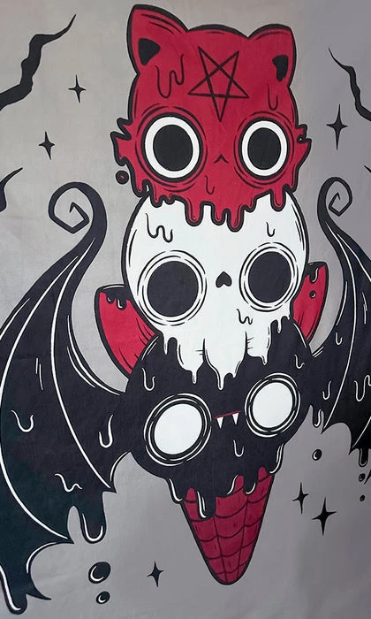 Best Pirce โญ BESERK CRYPT Bats I Scream Parlour | TAPESTRY BLANKET ๐ฅ 4 Best Pirce โญ BESERK CRYPT Bats I Scream Parlour | TAPESTRY BLANKET ๐ฅ - Image 4