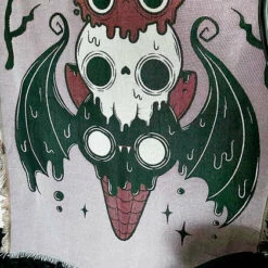 Budget ✔️ BESERK CRYPT Gothic Homewares I Scream Parlour | WOVEN TAPESTRY BLANKET ⌛ -Spooky Stuff Store beserk crypt i scream parlour woven tapestry 02 55727e29 3d9c 423b 9ade c5614a69bb40 700x700