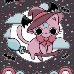 Flash Sale 🎉 BESERK CRYPT Cats Nekomancer [Purple/Blue] | WOVEN TAPESTRY BLANKET 🥰 -Spooky Stuff Store beserk crypt nekomancer tapestry 06 8a88c0df 9771 4206 892f 76aba77a85b8 700x700