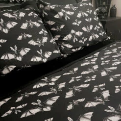 Deals 🧨 HELLS BLANKETS Bats Midnight Flight | QUEEN QUILT SET 💯