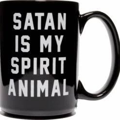 Deals ✔️ BLACKCRAFT Gothic Homewares Satan Is My Spirit | ANIMAL MUG* 🔥