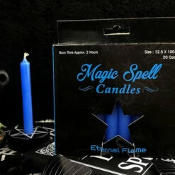 Deals 🔥 MAGIC SPELL CANDLES Gothic Homewares Eternal Flame [Light Blue] | SPELL CANDLE 🤩 -Spooky Stuff Store blue 700x700