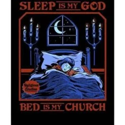 Flash Sale 🥰  STEVEN RHODES Gothic Homewares Sleep Is My God | PRINT ✔️