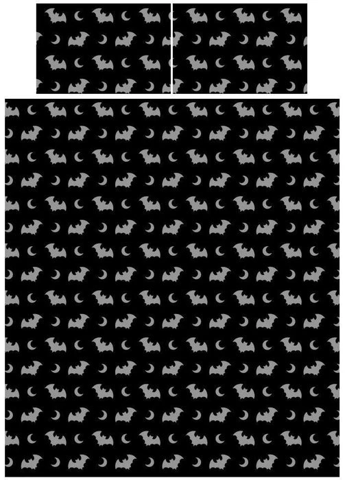 Brand new 😀 HELLS BLANKETS Bats Creature Of The Night | KING QUILT SET* ❤️ 10 Brand new 😀 HELLS BLANKETS Bats Creature Of The Night | KING QUILT SET* ❤️ - Image 10