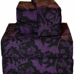 Discount 🤩 SIN IN LINEN Bats Elysian Fields [Purple] | FULL/DOUBLE SHEET SET 🎉 -Spooky Stuff Store elysian fields purple king sheet set 7 a46d2bea a3fc 47d1 917c 91e9a6ea63dd 700x700