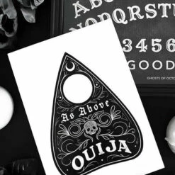 Cheap 😀 GHOSTS OF OCTOBER Gothic Homewares As Above Gothic Planchette [A5] | PRINT 😍 -Spooky Stuff Store ghosts of october as above gothic planchette a5 print 4 e9efdfbb 2475 4668 baa4 4b82e965a516 700x700