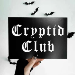 Top 10 🔥 GHOSTS OF OCTOBER Gothic Homewares Cryptid Club [A5] | PRINT ✨