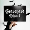 Outlet 👍 GHOSTS OF OCTOBER Gothic Homewares Graveyard Ghoul [A5] | PRINT 🎉