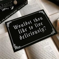 Coupon ❤️ GHOSTS OF OCTOBER Gothic Homewares Live Deliciously [A5] | PRINT 🔥 -Spooky Stuff Store ghosts of october live deliciously a5 print 3 4c1899ff 120a 482b a34d 8da1bd38e8fd 700x700