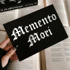 Brand new ❤️ GHOSTS OF OCTOBER Gothic Homewares Memento Mori [A5] | PRINT ⭐ -Spooky Stuff Store ghosts of october memento mori a5 print 4 bd6751f4 6099 4fbc ba23 c09e603b0904 700x700