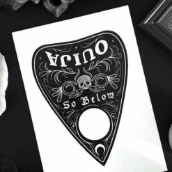 Top 10 😉 GHOSTS OF OCTOBER Gothic Homewares So Below Gothic Planchette [A5] | PRINT ✨